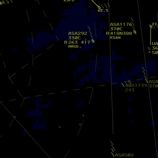 ERAM radar scope
